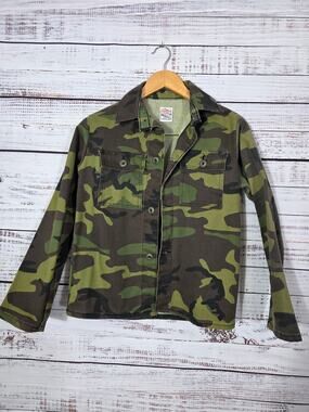 VTG Pointer Brand Camo Field Jacket Men's XS READ